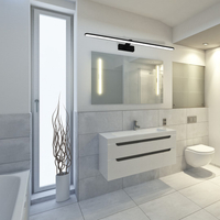 Milagro - Kinkiet SPLASH BLACK 100cm 21W LED