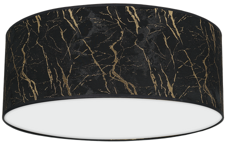 Milagro - Lampa sufitowa SENSO Black/Gold 2xE27 Ø40cm