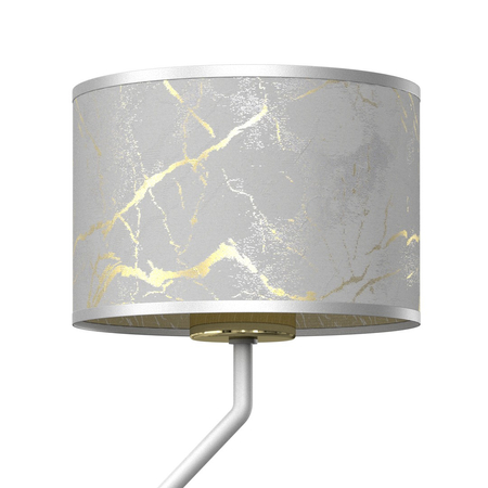 Milagro - Kinkiet SENSO White/Gold 1xE27 + 1x mini GU10