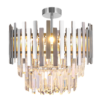 Milagro - Lampa sufitowa ASPEN CHROME 6xE14