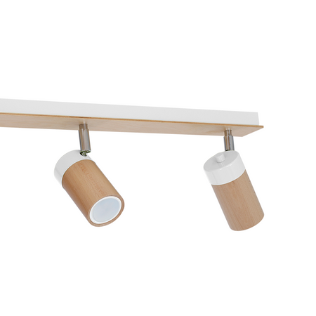 Milagro - Lampa sufitowa BARON WHITE 3xGU10