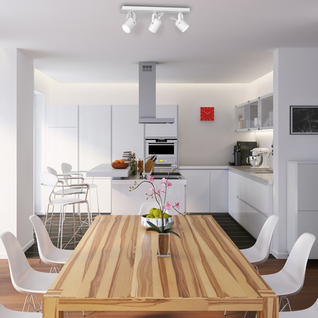 Milagro - Lampa sufitowa PICO WHITE 3xGU10