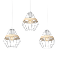 Milagro - Lampa wisząca CLIFF WHITE 3xE27