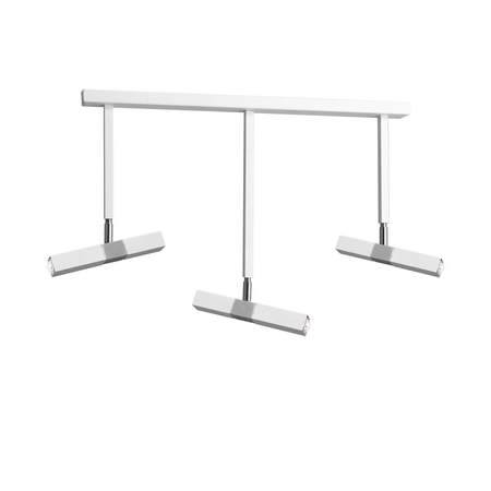 Milagro - Lampa sufitowa CASTRO WHITE / CHROME 3xG9