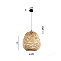 Lampa wisząca BOHO BARSO 1xE27 Kobi Design