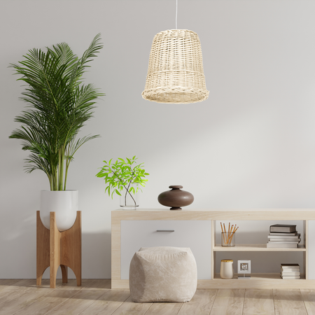 Milagro - Lampa wisząca VIMINI WHITE 1xE27