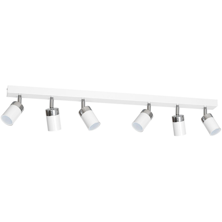 Milagro - Lampa sufitowa JOKER WHITE/CHROME 6xGU10