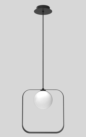 Candellux - Lampa Wisząca Tula 1 Czarny 140X12X26