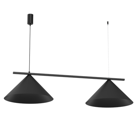 Milagro - Lampa wisząca CAPITAL CZARNY 2XGX53