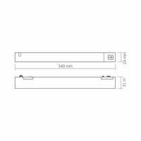 Zasilacz 200W 48V do szyny magnetycznej slim VIDEX VL-TRMS-P200B