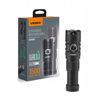 Latarka LED Videx 1500 Lumenów Barwa 5000K USB C IP66 Zasięg do 220m VLF-A298