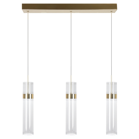 Lampa wisząca Ambiente 3 złota LED CCT