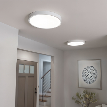 Plafon Natynkowy LED 40cm Okrągły BB01 40W 4000K Biały