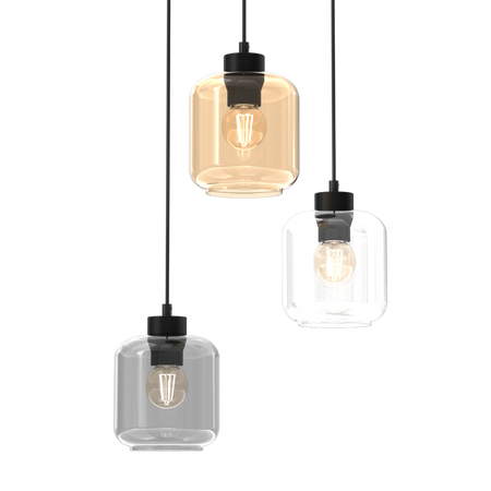 Milagro - Lampa wisząca SOMBRA MIX 3xE27