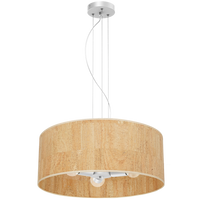 Milagro - Lampa wisząca CORK White/Cork 3xE27