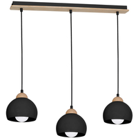 Milagro - Lampa wisząca DAMA BLACK 3xE27
