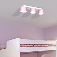 Milagro - Lampa sufitowa DIXIE Pink/White  3xGX53