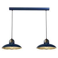 Lampa wisząca FELIX NAVY BLUE/GOLD 2xE27