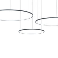 Lampa wisząca Saturno Black 100W LED