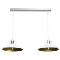 Milagro - Lampa wisząca FELIX WHITE/GOLD 2xE27