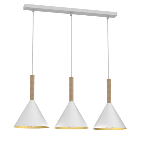 Milagro - Lampa wisząca PERU WHITE 3xE27