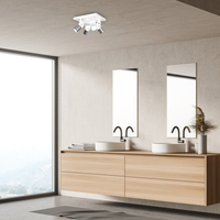 Milagro - Lampa sufitowa WILSON WHITE 4xGU10
