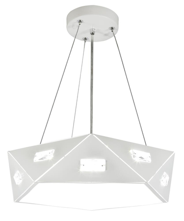 NEMEZIS LAMPA WISZĄCA PIĘCIOKATNY 42 3X40W G9  Z ŻARÓWKĄ BIAŁY