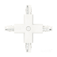 Łącznik do szynoprzewodu 3-obwodowy X biały Kobi