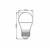 Żarówka LED 4W 380lm 3000K E27 ciepła
