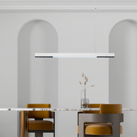 Lampa wisząca Cali L 120 cm biała Sterowanie Tuya LED 47W Zmienna Barwa CCT