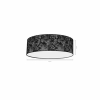 Lampa Sufitowa SATINO SILVER 3xE27 Ø60cm