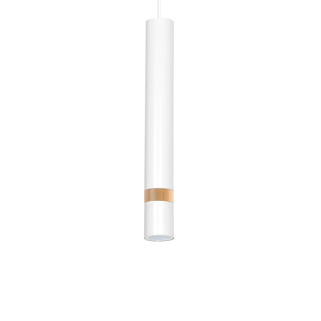 Milagro - Lampa wisząca JOKER WHITE/WOOD 3xGU10