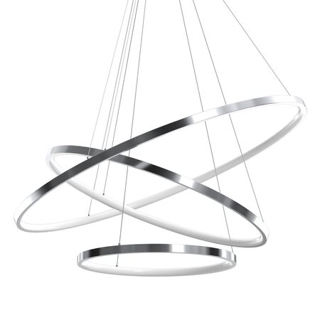 Milagro - Lampa wisząca ROTONDA CHROME 93W LED