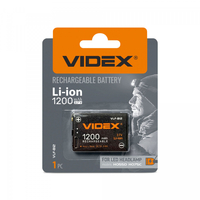 AKUMULATOR LITOWO-JONOWY Li-ion VLF-B12 1200 mAh 3.7 V Videx Ładowany USB-C