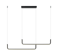 Lampa wisząca Malawi czarna Tuya Smart LED CCT
