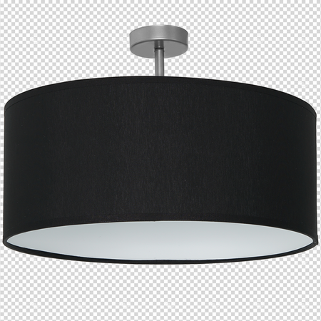 Milagro - Lampa podsufitowa CASINO BLACK/CHROME 1xE27