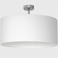 Milagro - Lampa podsufitowa CASINO WHITE/CHROME 1xE27
