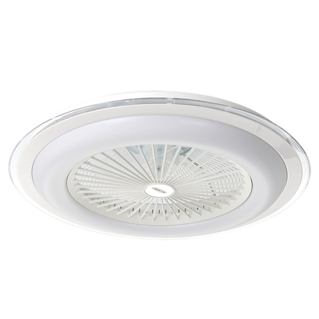 Milagro - Plafoniera LED ZONDA WHITE 48W z wentylatorem