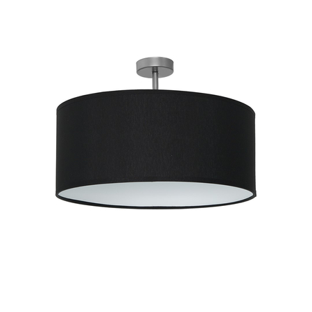 Milagro - Lampa podsufitowa CASINO BLACK/CHROME 1xE27