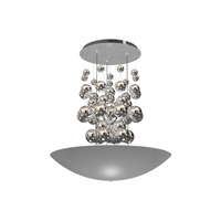 Milagro - LAMPA WISZĄCA PERLA SILVER 42W LED