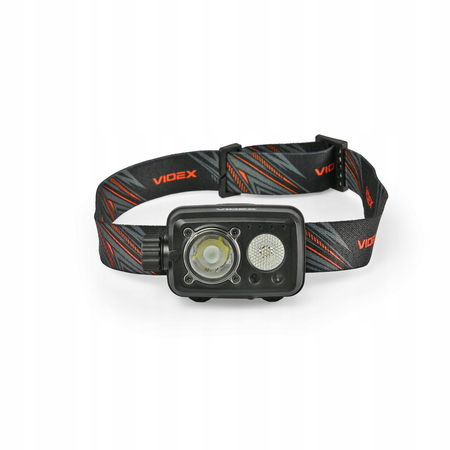 Latarka Czołowa Videx LED Akumulatorowa Czołówka 600 Lumenów USB C 5000K VLF-H189