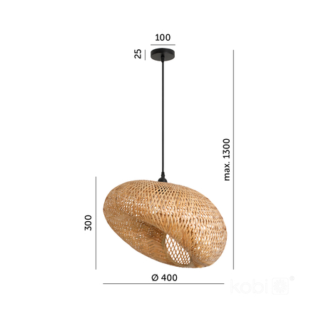 Lampa wisząca BOHO BEMIDI S 1xE27 Kobi Design