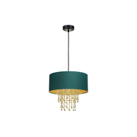 Milagro - Lampa wisząca ALMERIA GREEN/GOLD 1xE27