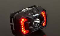 Latarka czołowa LED 5W + COB IP65 czujnik ruchu