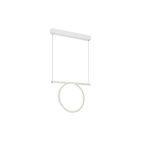 Milagro - LAMPA WISZĄCA LOOP WHITE 20W LED