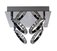Plafon Carrara srebrny LED 3000K