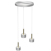 Lampa wisząca Arena 3xGX53 Biały/Złoty