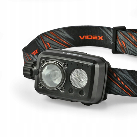 Latarka Czołowa Videx LED Akumulatorowa Czołówka 600 Lumenów USB C 5000K VLF-H189