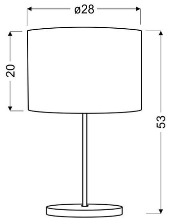 Candellux - Manhattan Lampa Gabinetowa 1X60W E27