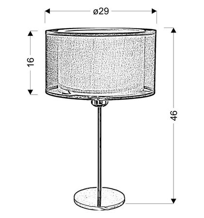 SOLO LAMPA 3X40W E14CHROM
